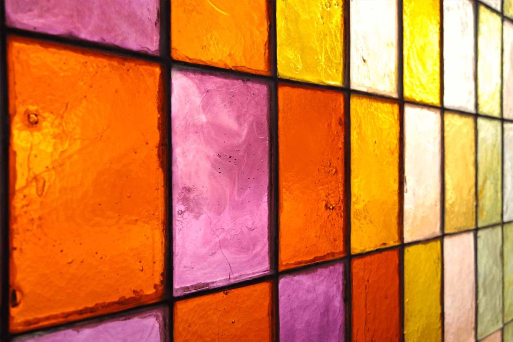 Coloured glass